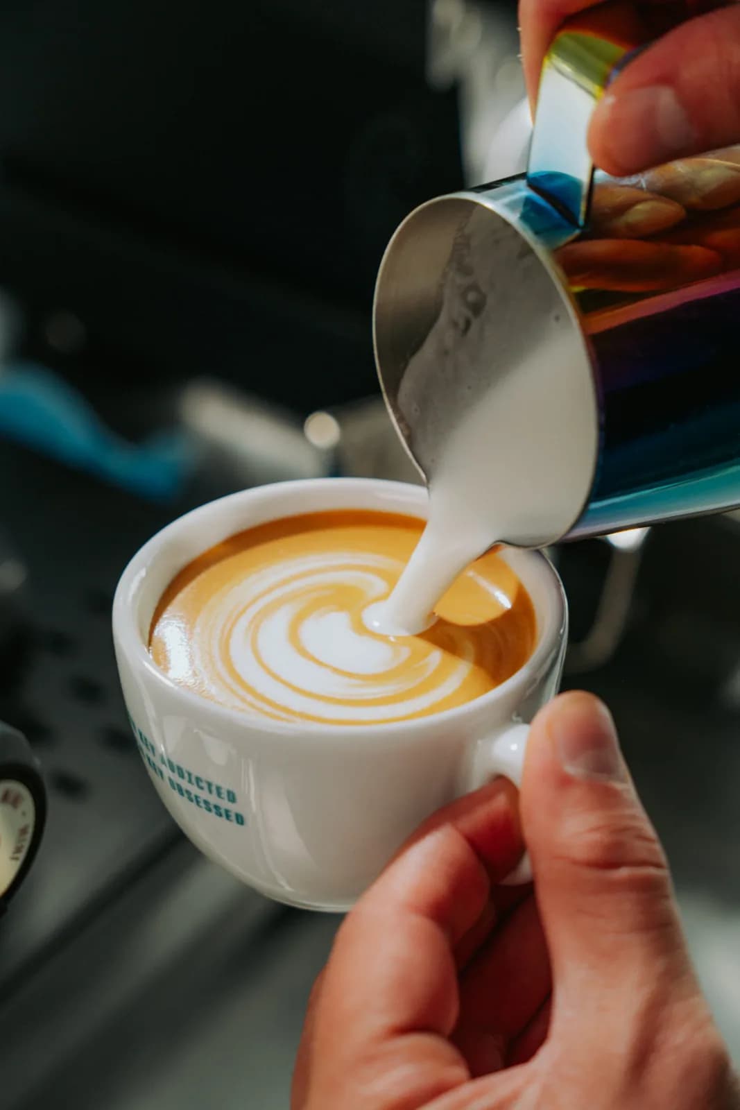 Latte Art bei Roca Junior